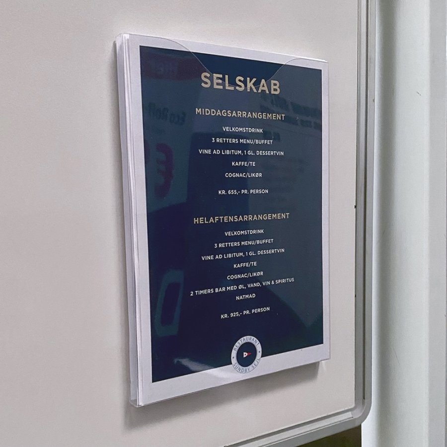 Magnetic Pocket 1cm deep - A5 Portrait 21 x 14,8