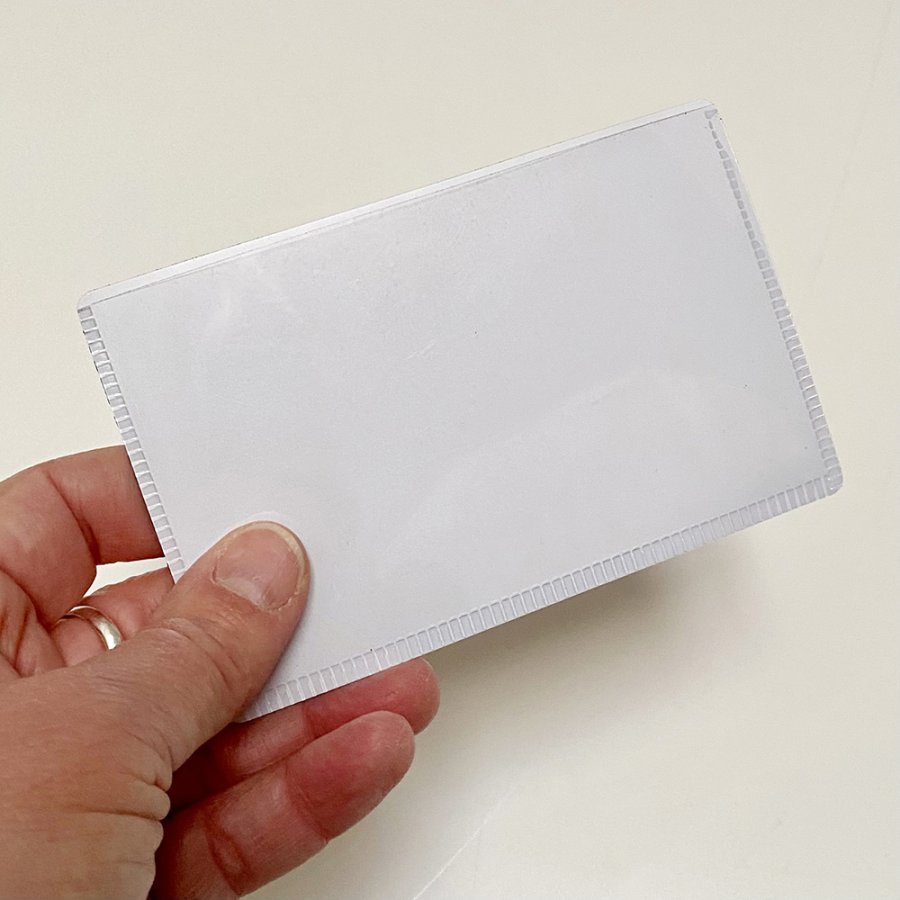 Magnetic pockets and shelf edges - A7 Landscape (72x117 mm)