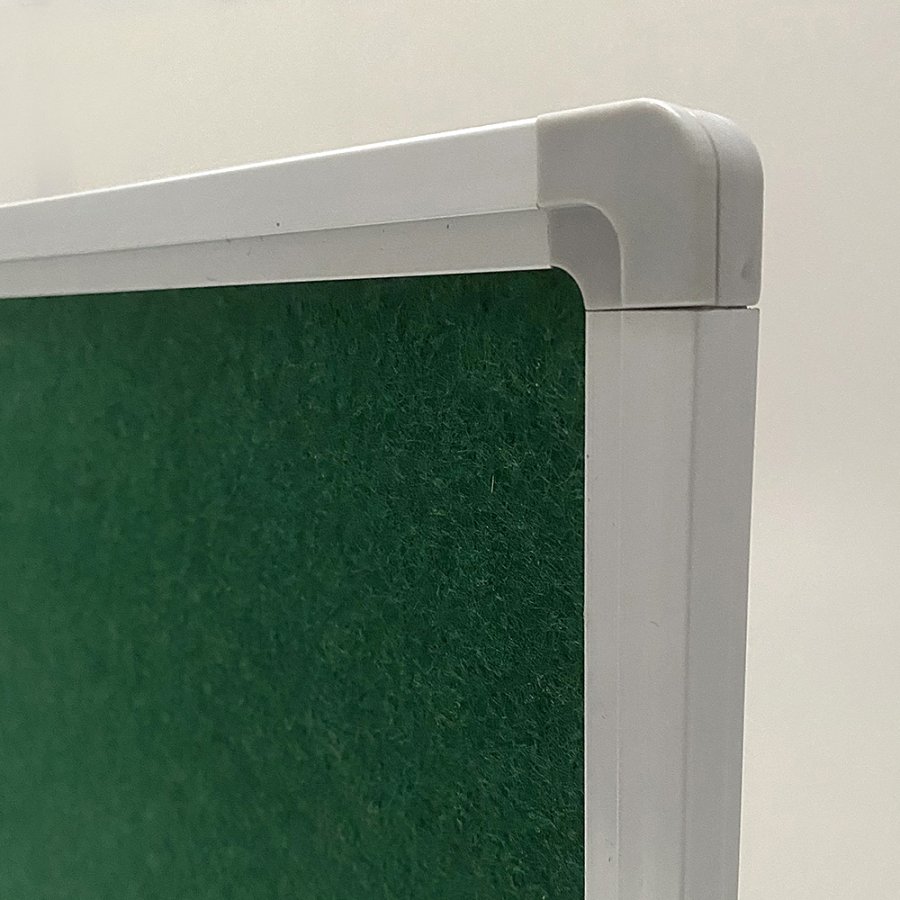 Inspire Note Bulletin Board with Aluminum Frame in Green - 45x60 cm: Stylish and Practical