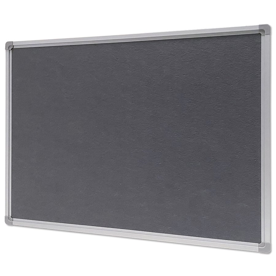 Inspiring Note Board with Aluminum Frame in Gray - 45x60 cm