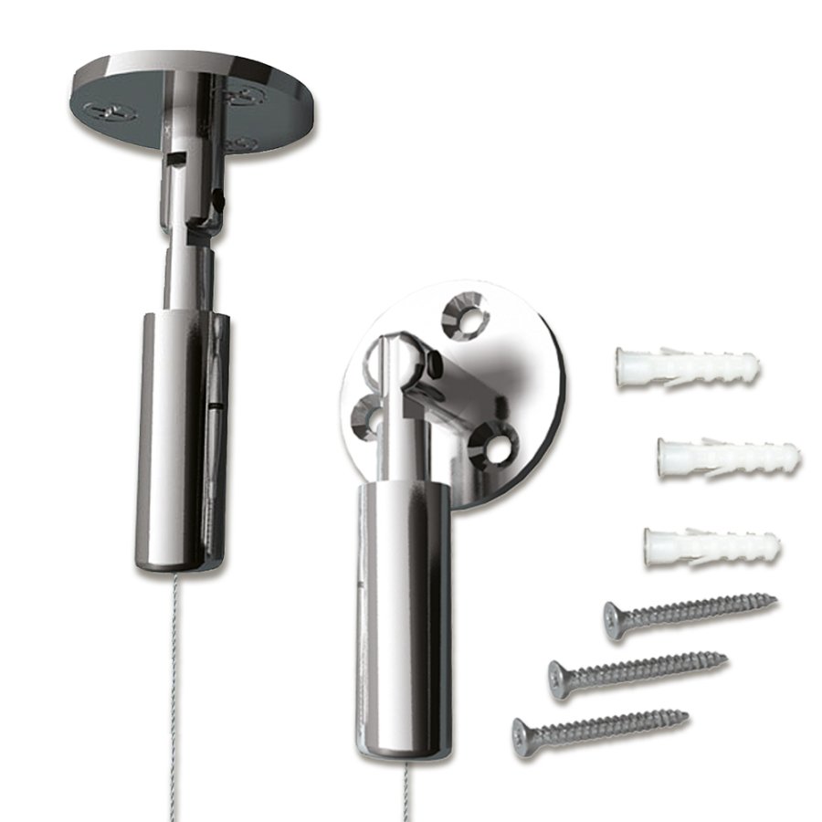 Ceiling,Floor,Wall Hanger for Double Sided Snap-Frame