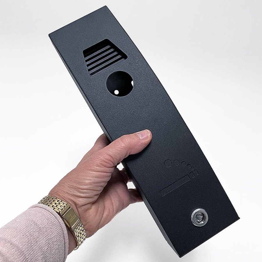 Outdoor Mini Ashtray Wall-Mounted Black