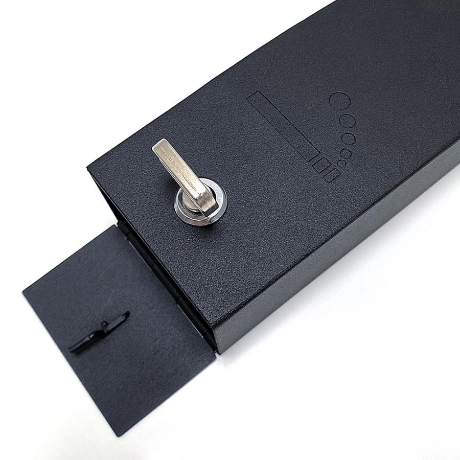 Outdoor Mini Ashtray Wall-Mounted Black