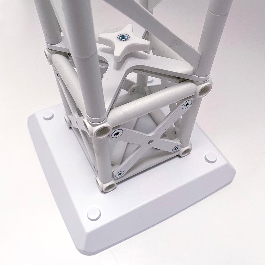 Base Regular 20 x 20 cm, for Crown Truss 10, white
