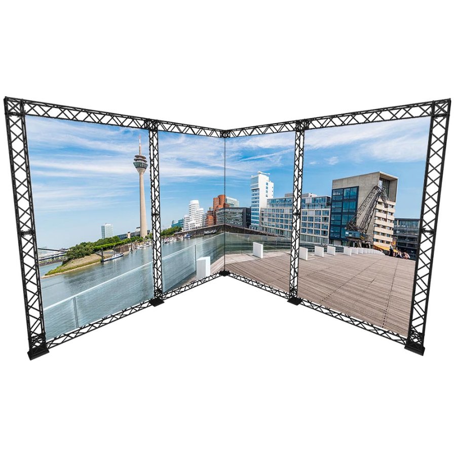 Corner Block, for Crown Truss 10, black