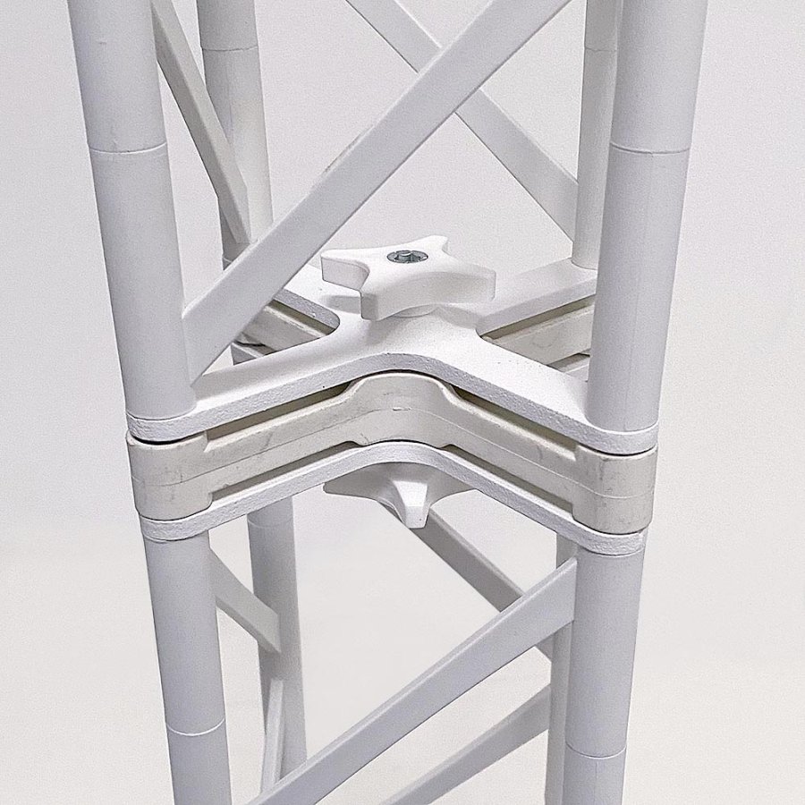 Connecting Cross, for Crown Truss 10, white