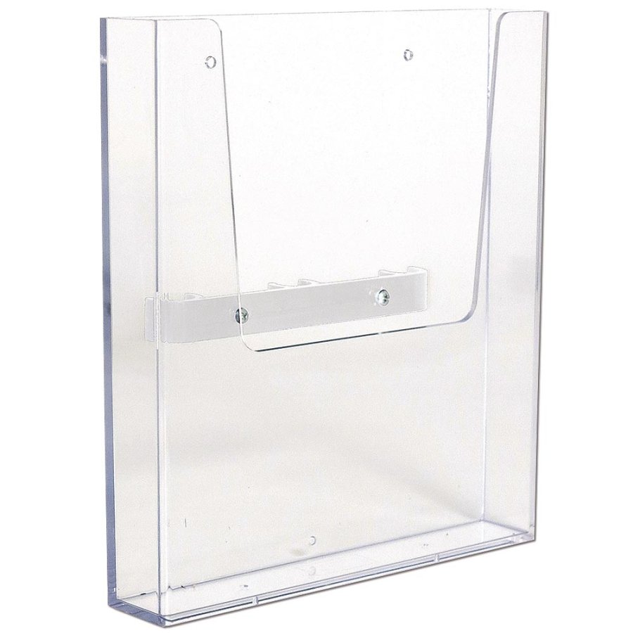 CROWN TRUSS 10x10, Brochure dispenser A4 with fitting - white