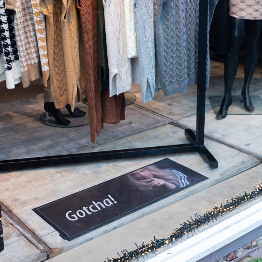 Windo Display, holder for floor, 4 x A4