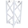 Crown Truss Corner Banner, 10 x 10 cm, white exhibition wall #4