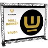 Crown Truss 10 banner wall - black #1