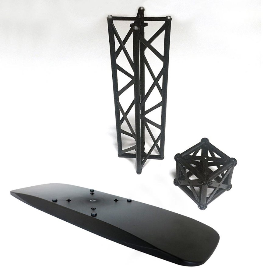 Crown Truss 10 banner wall - black