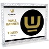 Crown Truss Wall Banner, 10 x 10 cm, white exhibition wall #1