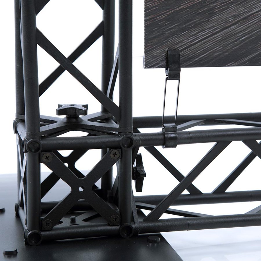 Crown Truss L-Shape 3 x 3 m, 10 x 10 cm, black