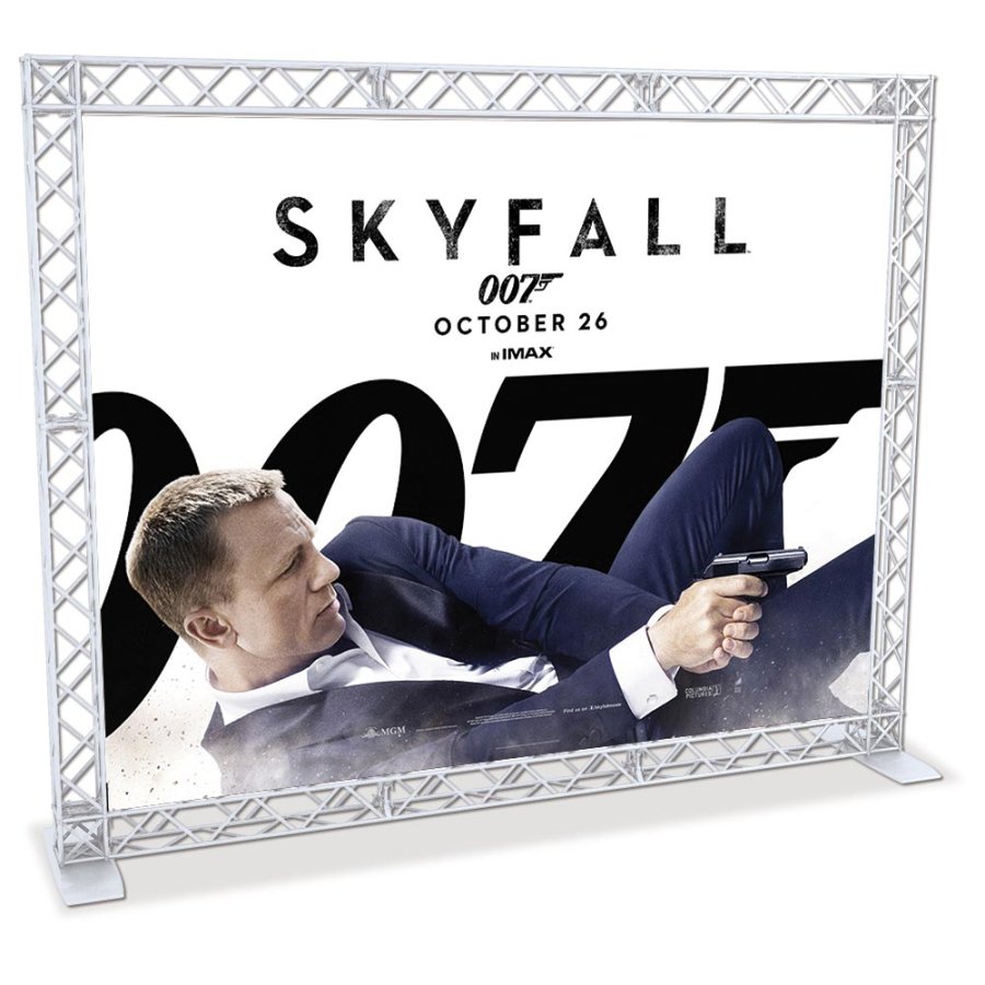 Base Middle, 20 x 60 cm, for Crown Truss 15, white