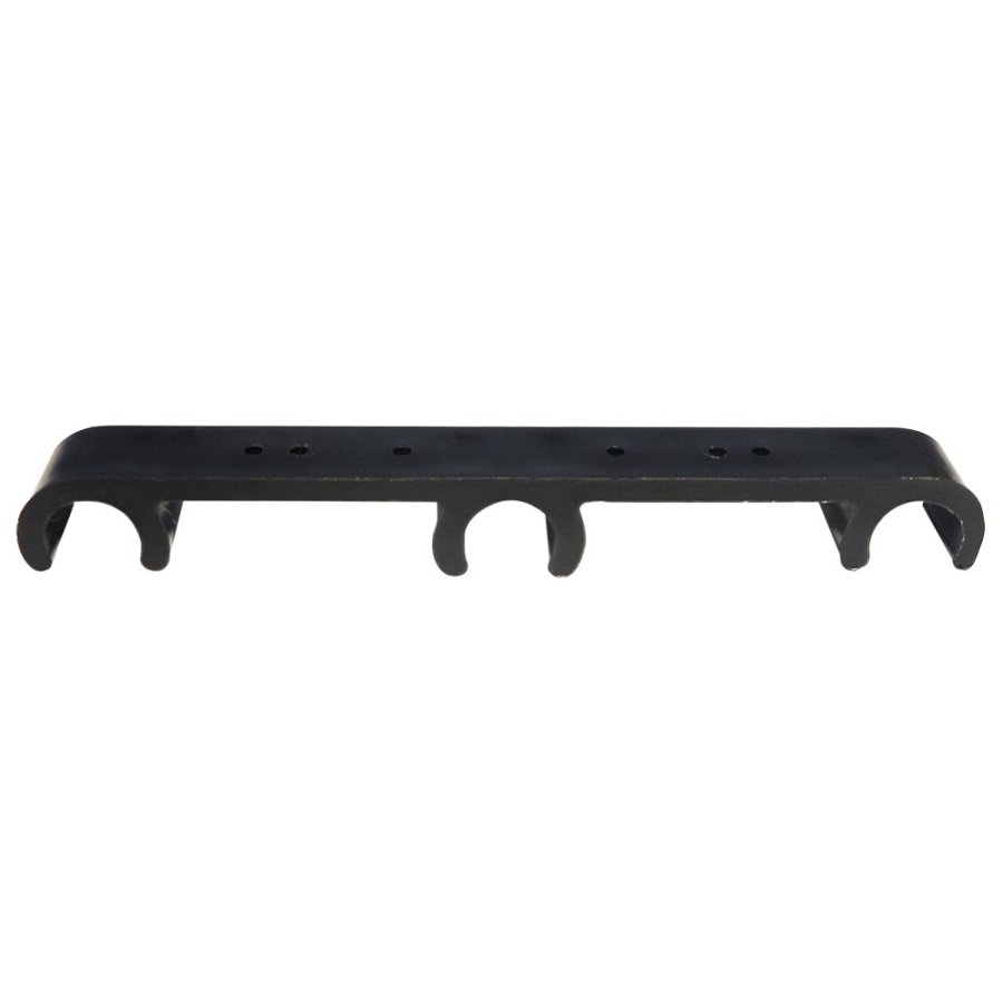 Clip-on Fitting, black, for Crown Truss 15 (acrylic holders & top plates)