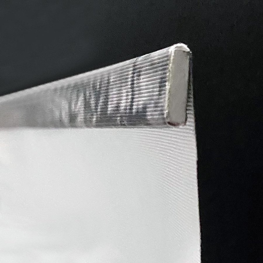 90 cm alu list with tape, for Crown Truss banner