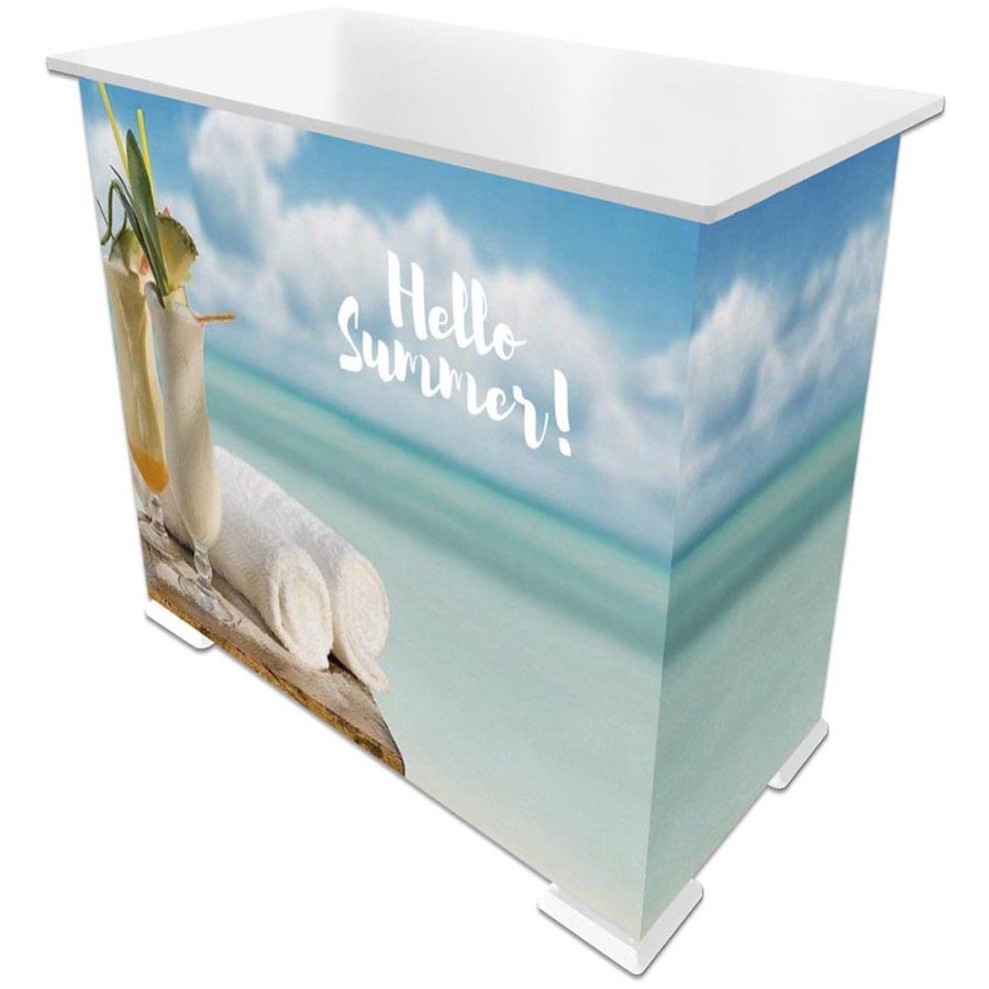 Crown Truss Counter, Rectangle, small, white desk