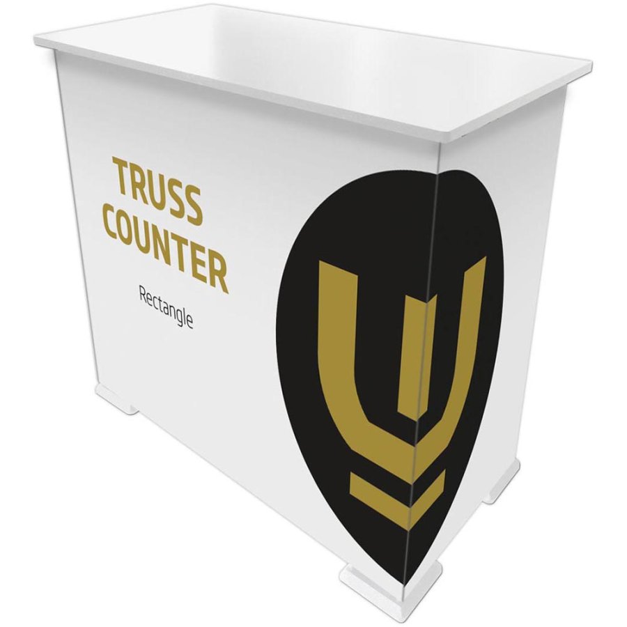 Crown Truss Counter, Rectangle, large, white desk