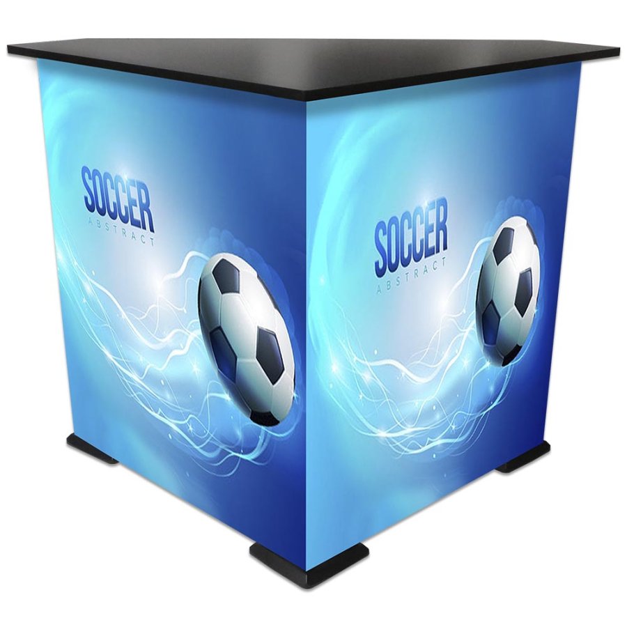 Crown Truss Counter, Triangle, black desk