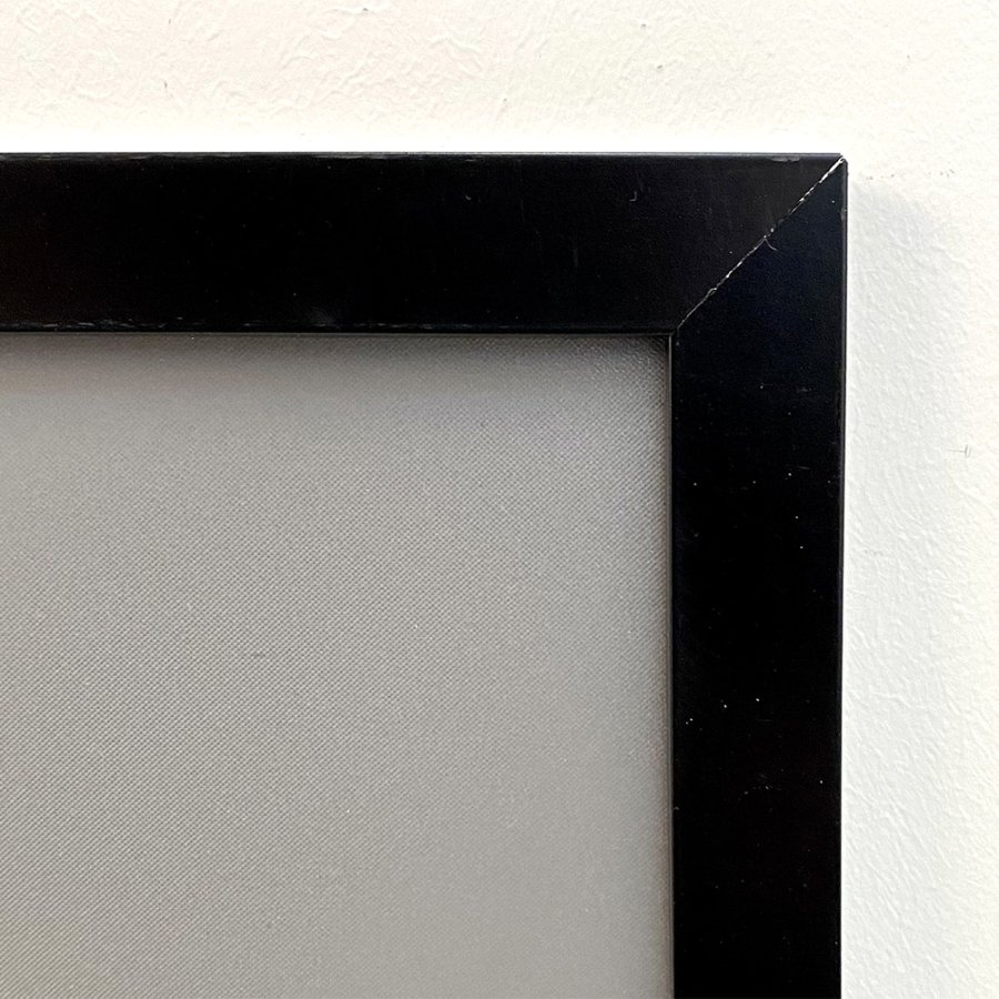 Alu snap frame, black, 20 mm flat profile, 50 x 70 cm