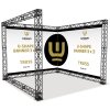 Crown Truss U-Shape 3 x 3 m, 15 x 15 cm, black #1