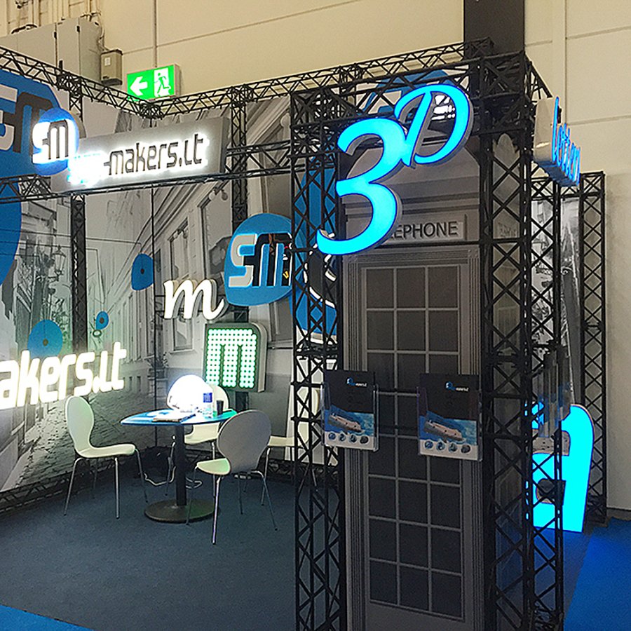 CROWN TRUSS 15 U-shape wall 3 x 3 m, 400 x 600 cm