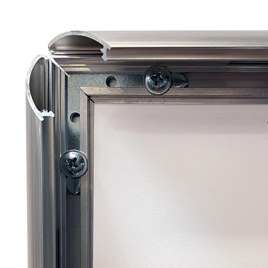 Hand Dispenser Shelf and Alu Snap Frame A3 - Wall Set