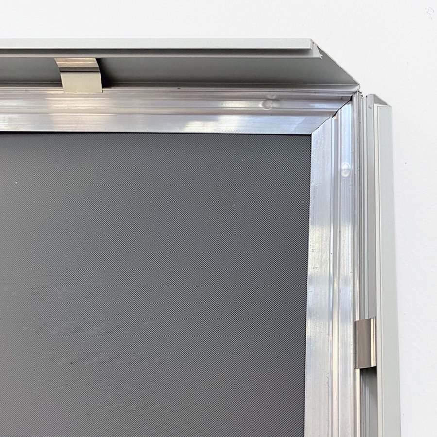 Alu snap frame, silver, 20 mm flat profile, 70 x 100 cm