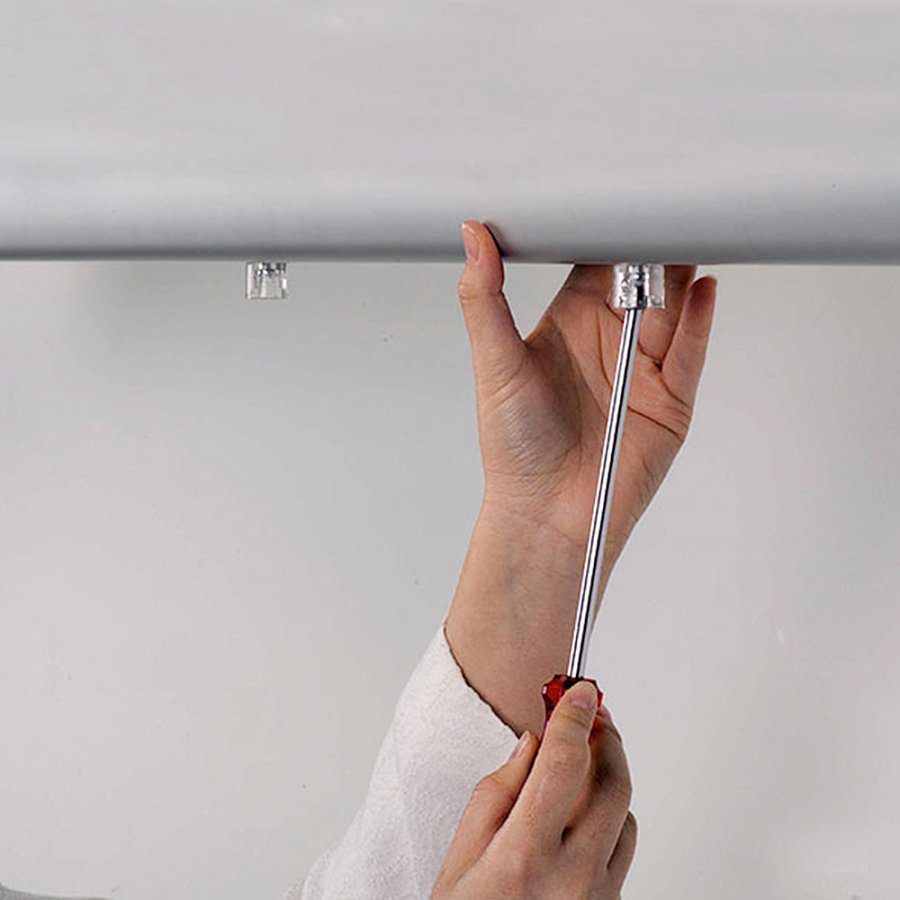 Ceiling Info System, double sided, 2 displays 7,4 x 50 cm