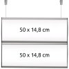 Ceiling Info System, double. 2 layers 14,8x50cm #1