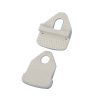 White plastic banner clamps, set with 40 pcs., for Omni Banner Frame #4