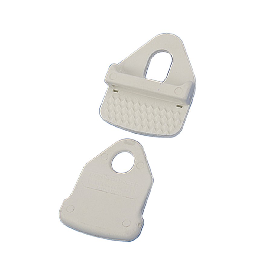 White plastic banner clamps, set with 40 pcs., for Omni Banner Frame