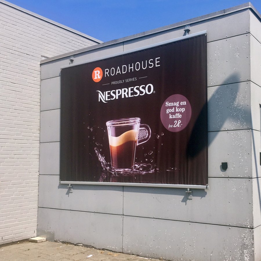 Outdoor Banner Profile, enkeltsidet, 199 cm