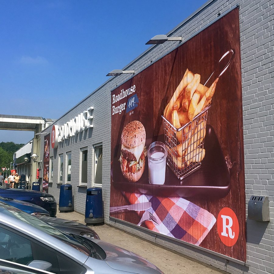 Outdoor Banner Profile, single sided, 299 cm