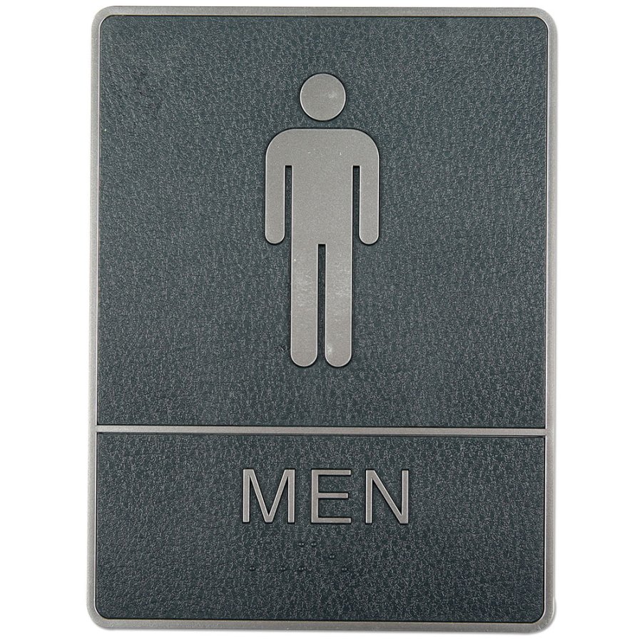 Icon Sign with Text - Men
