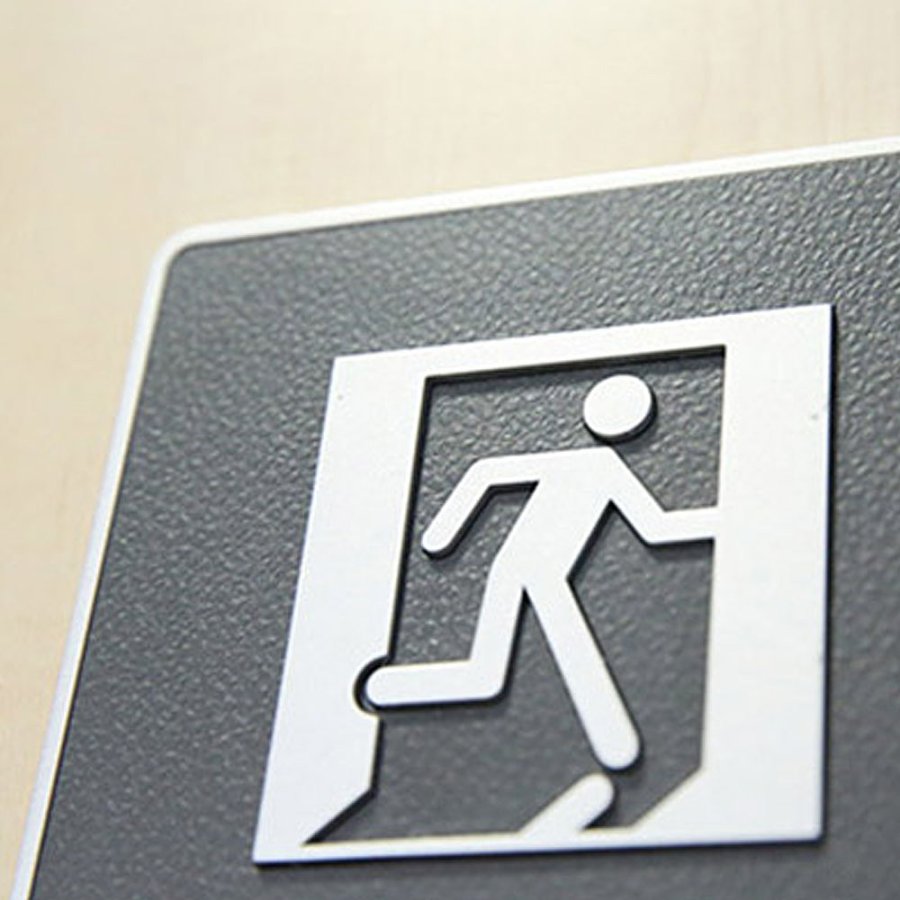 Icon Sign with Text - Men