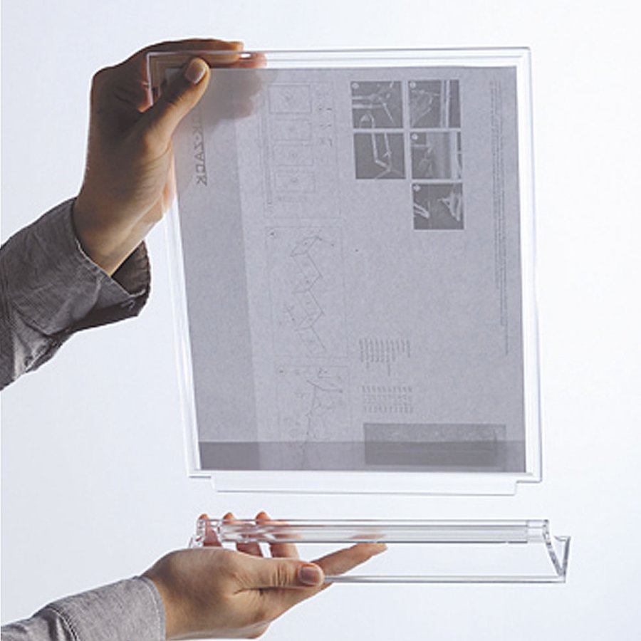 Upright Menuholder, acrylic, A6