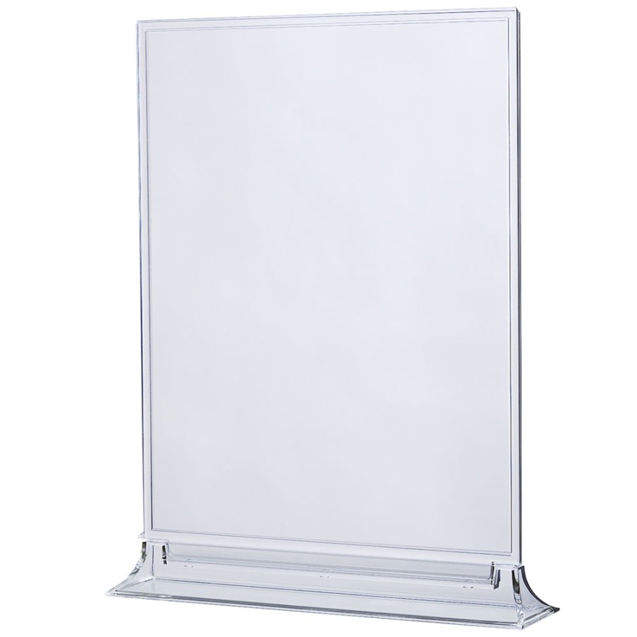 Upright Menuholder, acrylic, A4