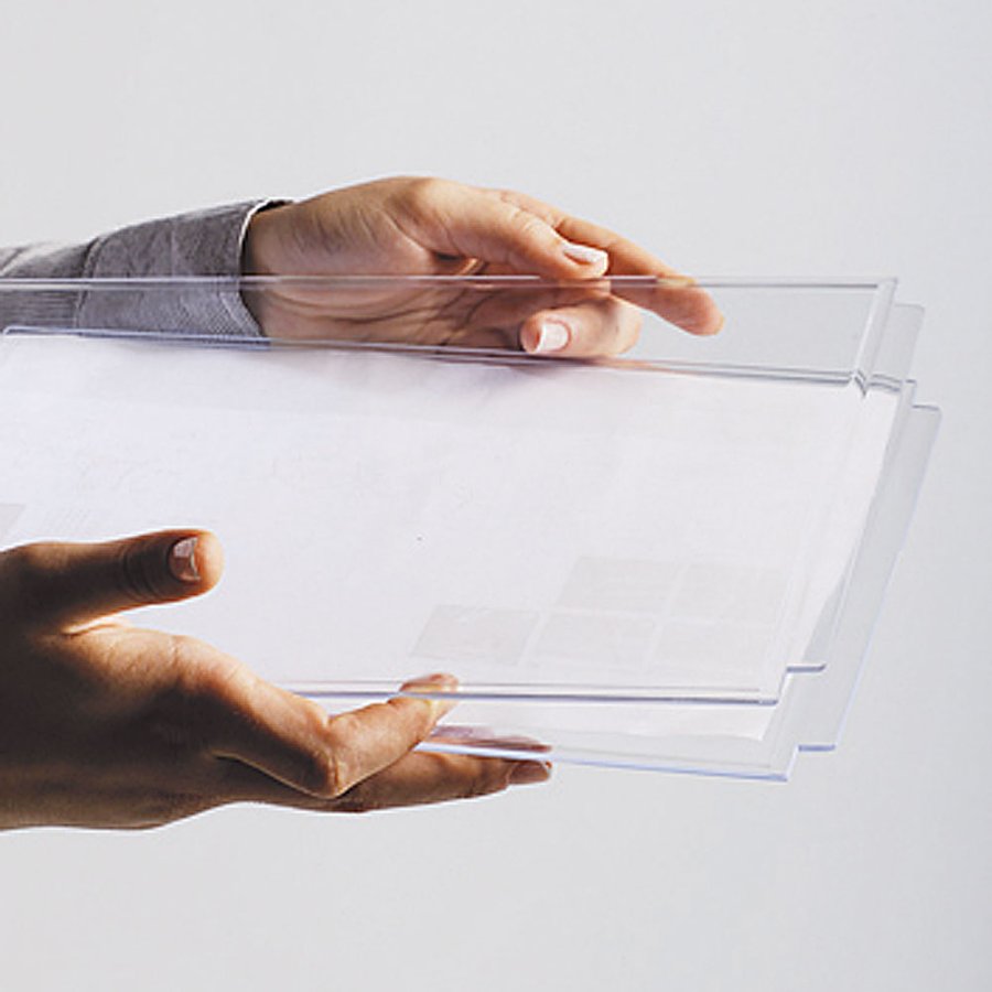 Upright Menuholder, acrylic, A4