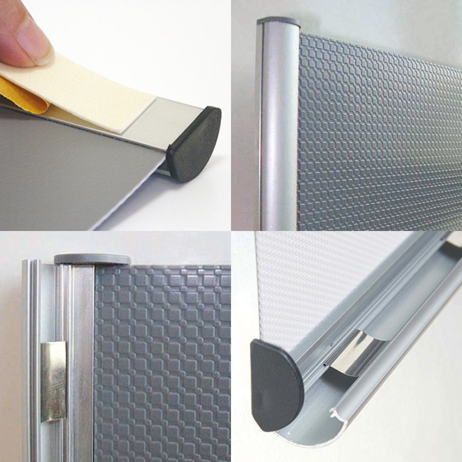 Door Sign, 5 x 14,8 cm, 15 mm profile, alu/silver