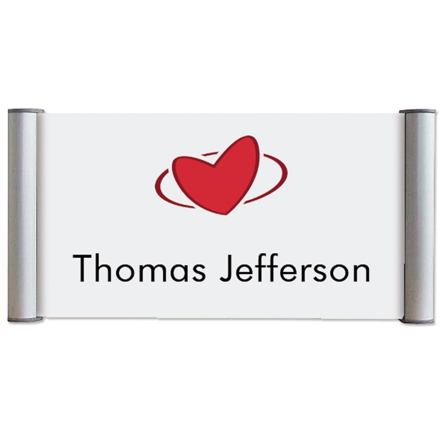 Door Sign, 10,5 x 14,8 cm, 15 mm profile, alu/silver