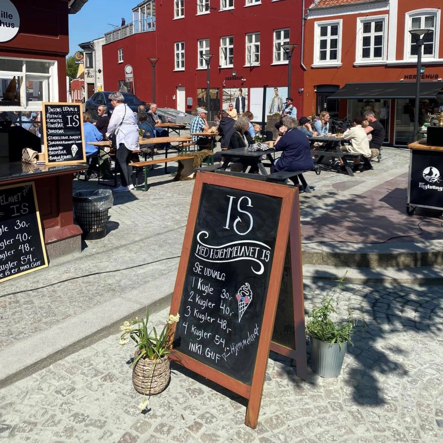 Wooden A-Board Dark with Steel Board