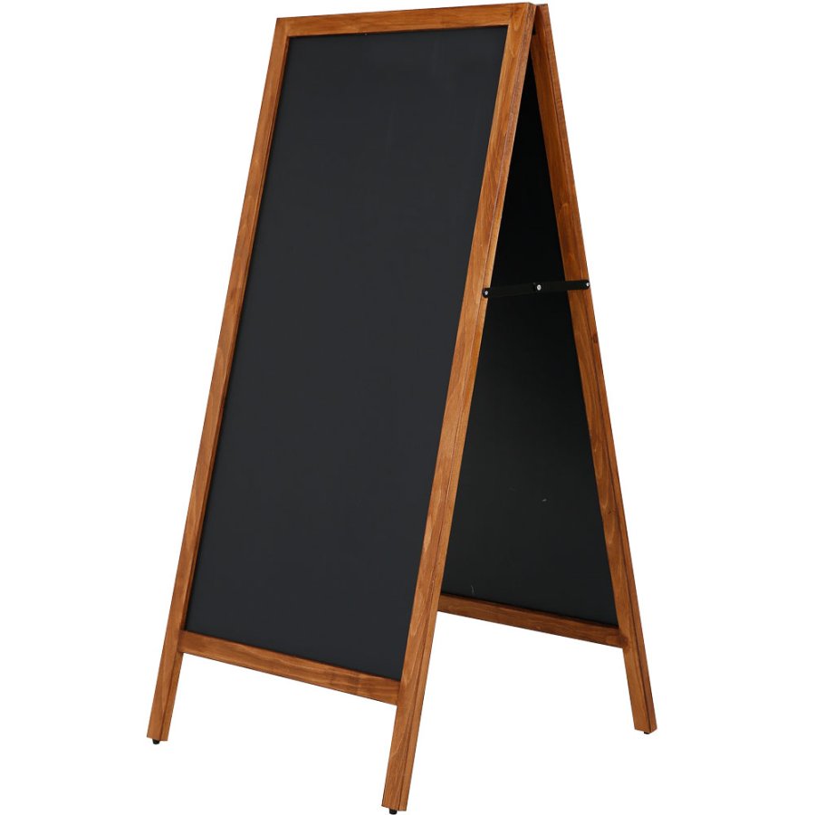 Wooden A-Board Tall with Steel Board, 59 x 119 cm