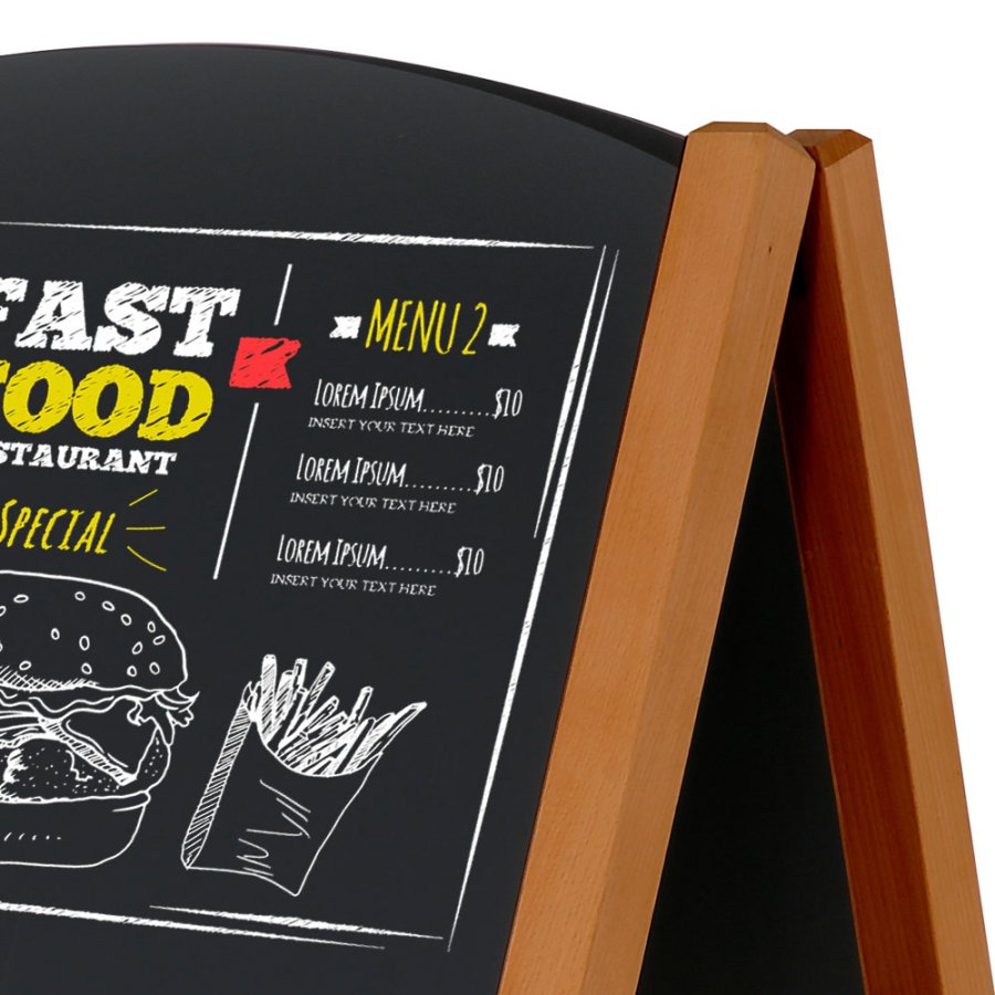 Wooden A-board Bow with Steel Board