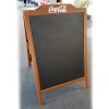 A-board Wood-Look with blackboard #6