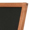 Wooden Chalkboard with feet, dark wood and black board 12,7 x 17,8 cm #2