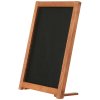 Wooden Chalkboard with Feet, dark wood, 21,6 x 27,9 cm #1