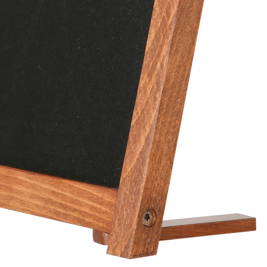 Wooden Chalkboard with Feet, dark wood, 21,6 x 27,9 cm