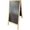 Wooden A-Board Light, Tall, with blackboard of steel and front panel #1