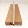 WOOD Block Menu holder acrylic A5 vertical/angled #6
